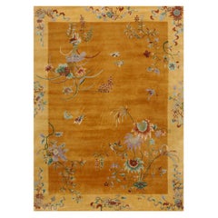 Tapis chinois contemporain de style art déco ( 8'9" x 12' - 265 x 365 )