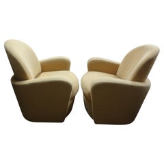 Pareja De Sillas Giratorias Estilo Michael Wolk