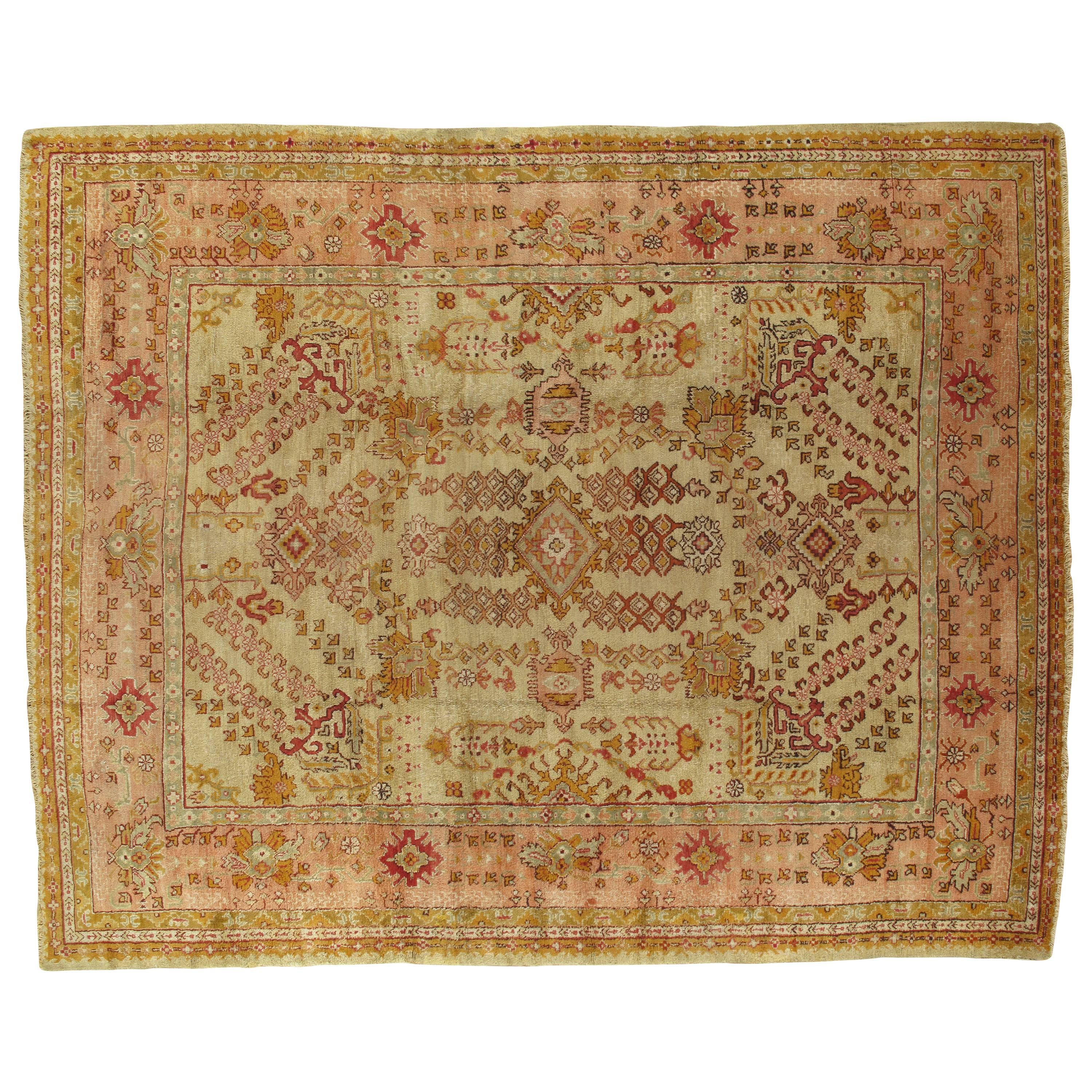 Antique Oushak Carpet