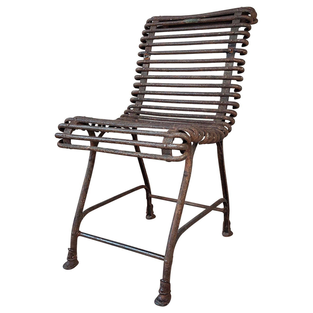 Saint Sauveur Garden Chair from Arras, 1910s For Sale