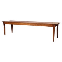 Antique Directoire Style Fruitwood Dining Room Table