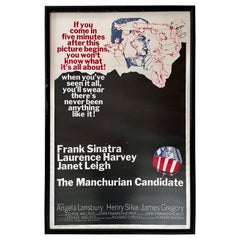 Retro The Manchurian Candidate, U.S. One Sheet Film Poster, 1962 