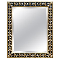 Vintage Regency Chelini Giovanni Carved Wall Mirror