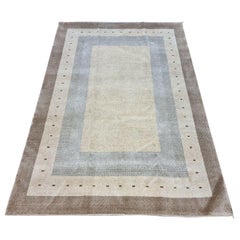 Tapis Gabbeh de style persan vintage fait à la main 5,6' x 8', 1970 - 1D61