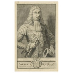 Antique Cornelis Speelman: Commanding Governor-General of the VOC, Dutch East Indies