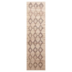 Nazmiyal Collection Tribal Geometric Modern Hallway Runner Rug 3'4" x 13'3"