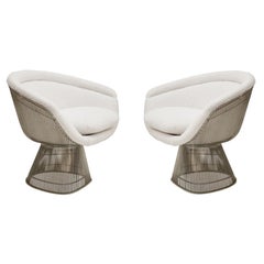Pair Of Two Armchairs Designed By Warren Platner, 1960's