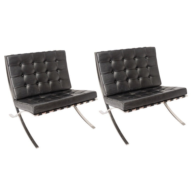 Ludwig mies Van Der Rohe Barcelona Chairs For Sale