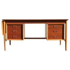 Mid-Century Modern Extendable Writing Desk by Arne Vodder