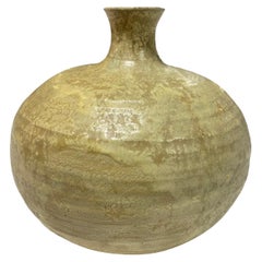 Beatrice Wood firmata Volcanic Lava Glaze California Studio Pottery Vaso