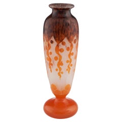 Schneider Verre Francais Vase c1925