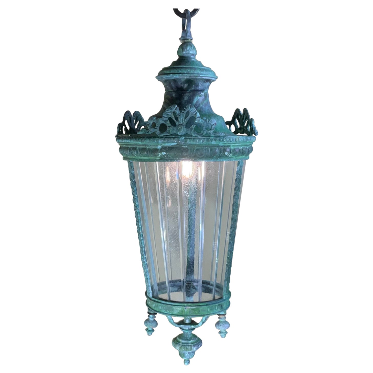 Antique Italian Hanging Lantern or Pendent  For Sale