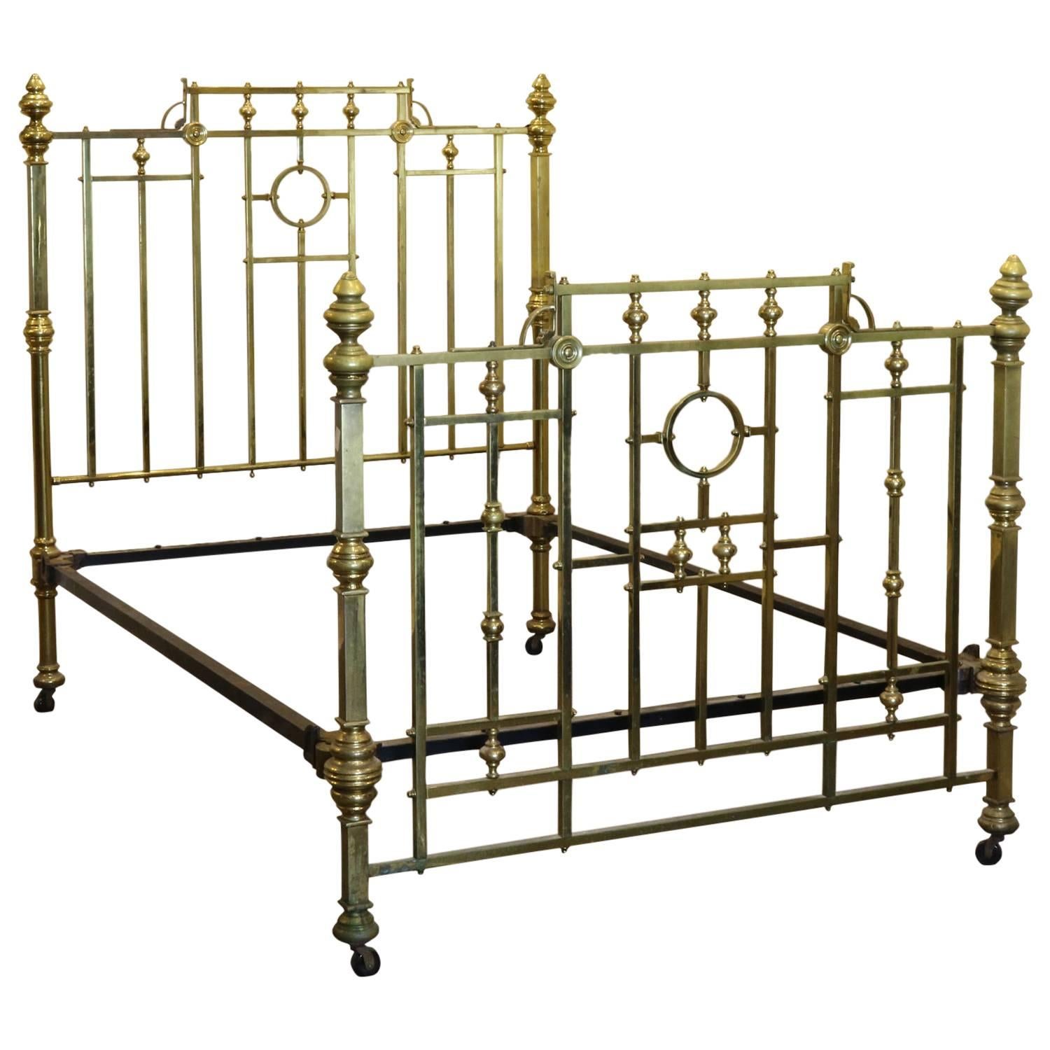 Edwardian All Brass Bed, MD38