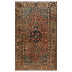 19th Century Persian Sarouk Farahan Carpet  6' 2" x10' 4" 