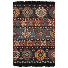 Rug & Kilim’s Turkish-Inspired Rug with Geometric Pattern and Medallions