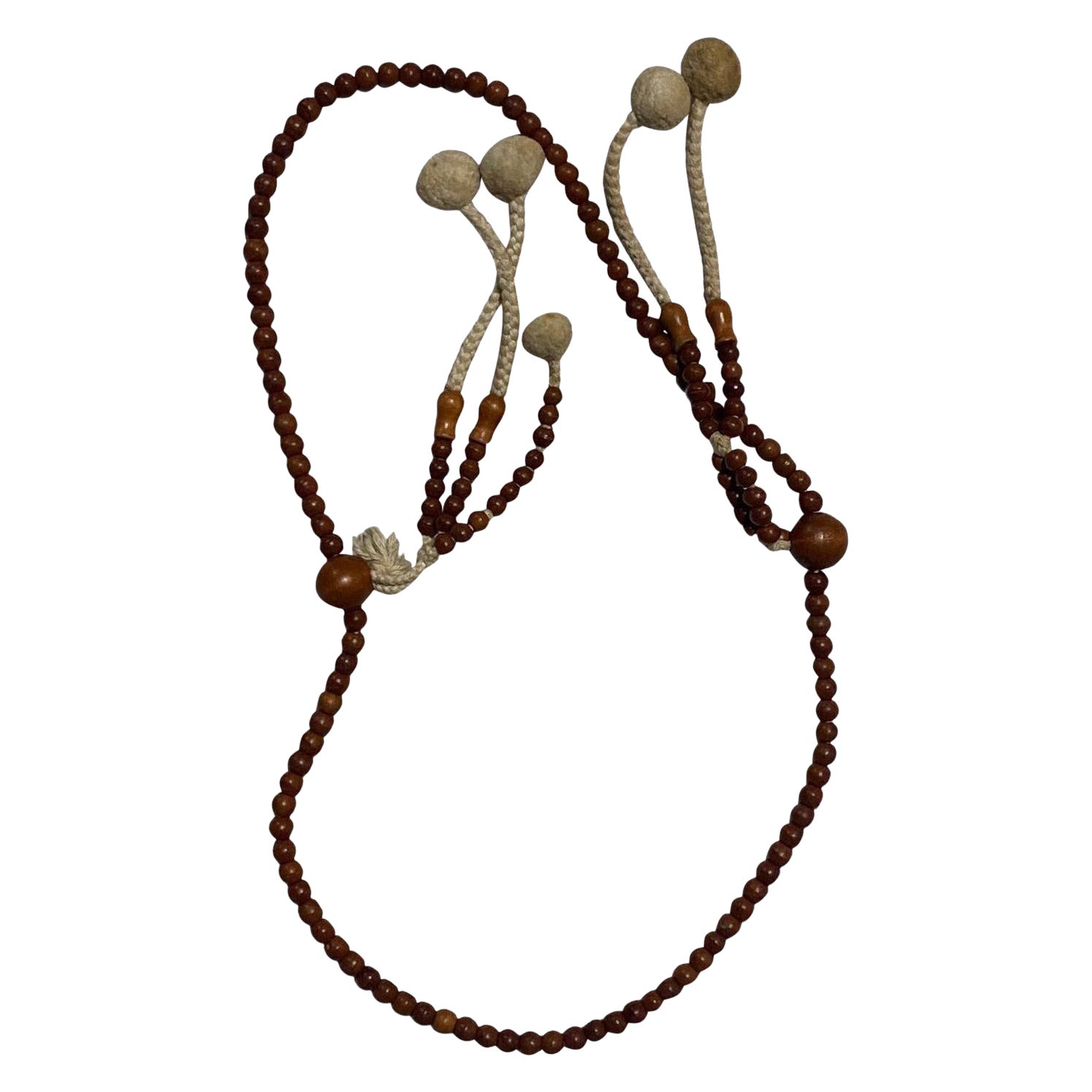 Templo Japonés Santuario Monje Budista Juzu Oración Cuentas de Madera Mala Collar Rosario