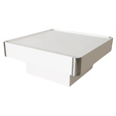 Modernistischer Couchtisch von Willy Rizzo für Mario Sabot, Italien 1970er Jahre