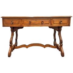 19th Century Spanish Console Table with drawers