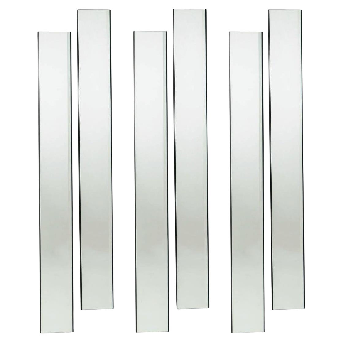 Set of 10 Otero Mirrors by Studio Simon Gavina, Italy 1980s (First Edition) For Sale