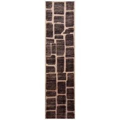 Collection Nazmiyal Tribal Primitive Geometric Modern Tapis de course 3'4" x 12'10"