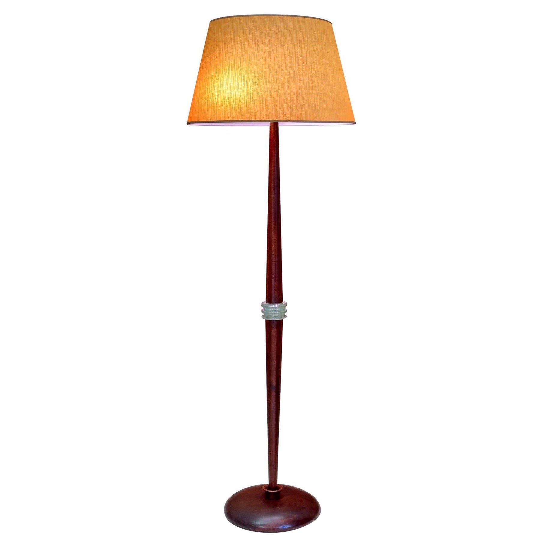 Italian Mid-century Floor Lamp Fontana Arte style, 1950s For Sale