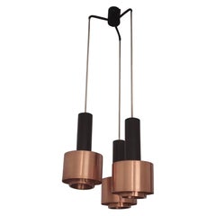 Lampe suspendue italienne mod. 1223 de Stilnovo Milano, années 1950