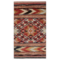 Rug & Kilim’s Moroccan Style Rug with Berber Polychromatic Geometric Patterns 