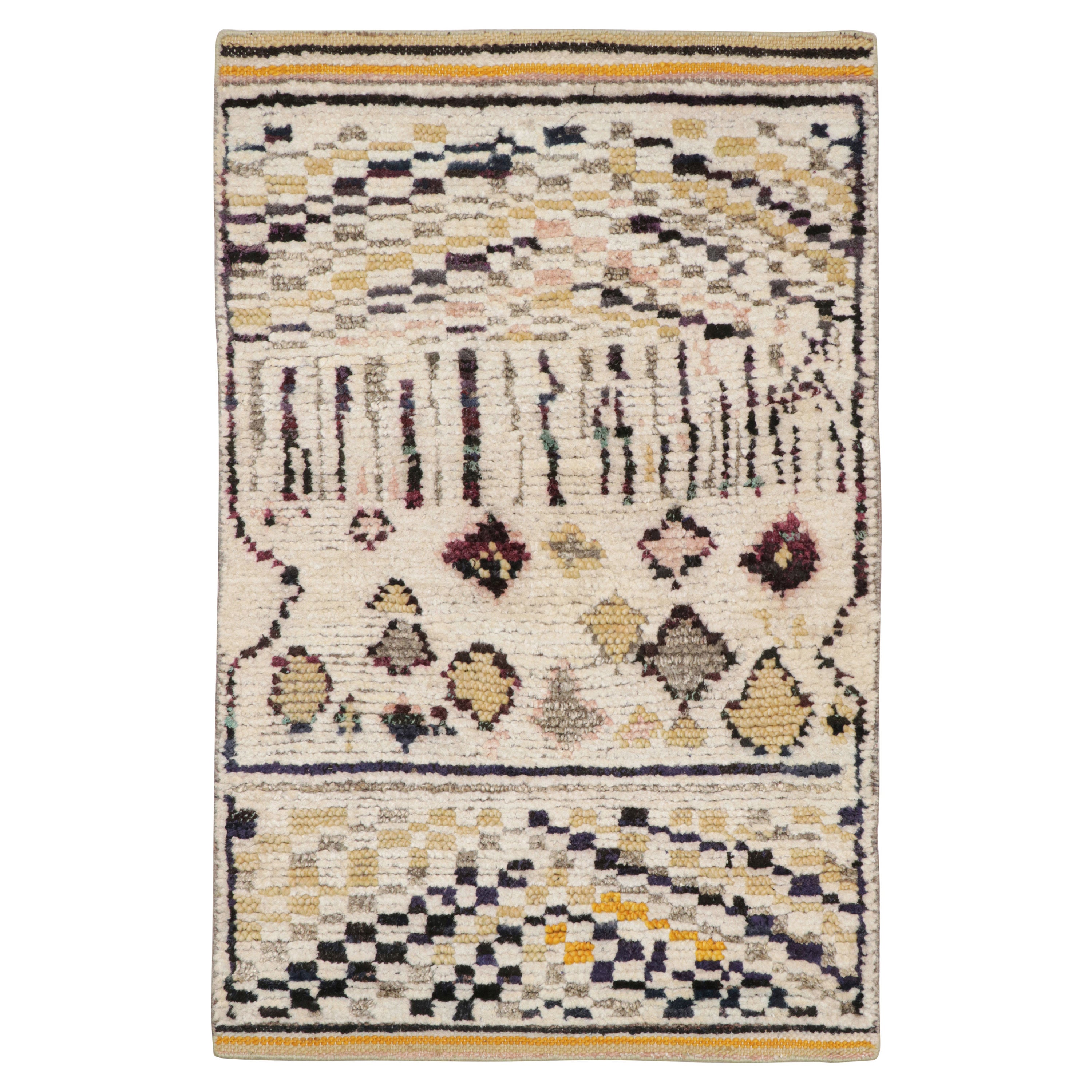 Rug & Kilims Streuteppich im marokkanischen Stil mit bunten geometrischen Mustern