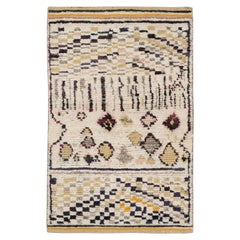 Rug & Kilim’s Moroccan Style Scatter Rug with Colorful Geometric Patterns