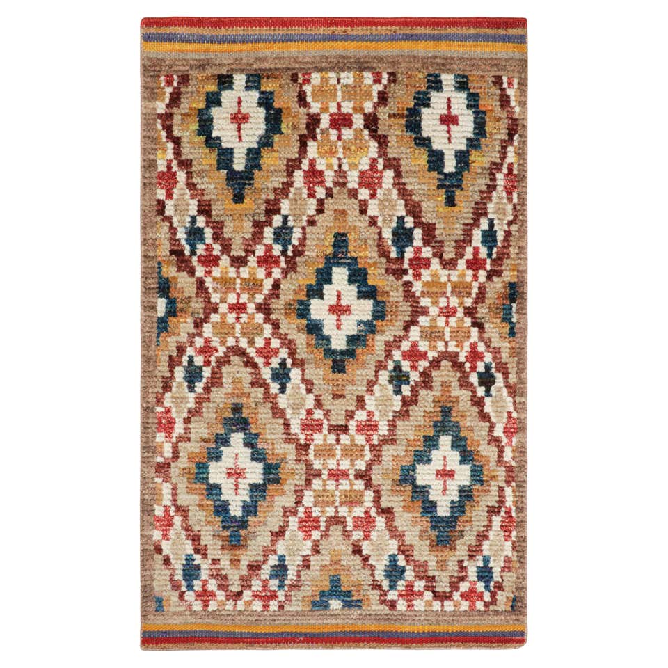 Large Indian Rug with Moroccan Pattern For Sale at 1stDibs