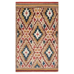 Rug & Kilim's Marokkanischer Teppich mit geometrischen Rautenmustern