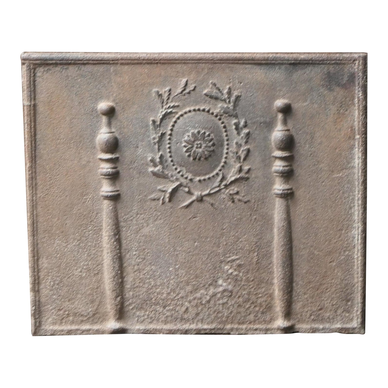 Antique French Neoclassical Fireback / Backsplash, 18th - 19th Century For Sale