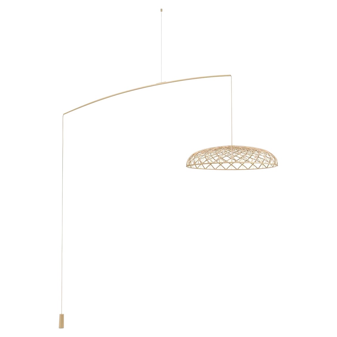 Skynest Motion Floor Lamp in Almond by Marcel Wanders, 2022