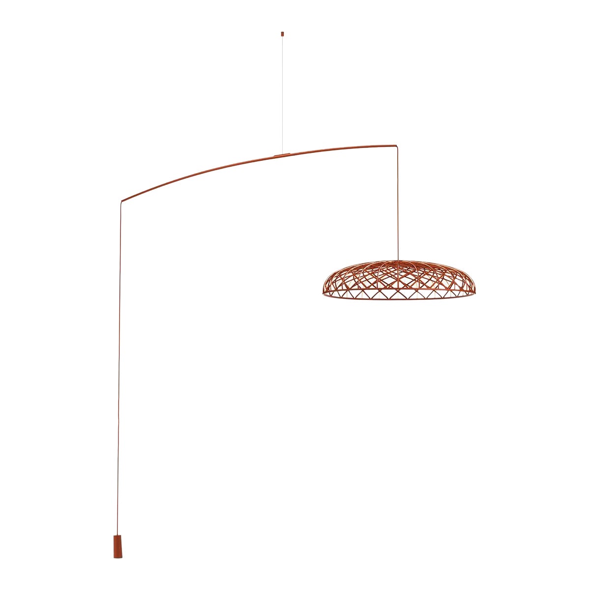 Skynest Motion Floor Lamp in Brick Red by Marcel Wanders, 2022 For Sale