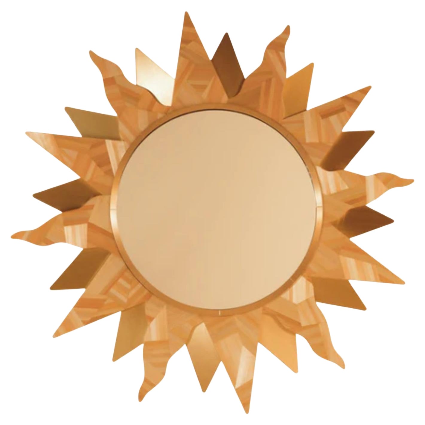 Sun Wall Mirror by Ruda Studio For Sale