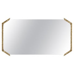 Alentejo Brass Rectangular Mirror by InsidherLand