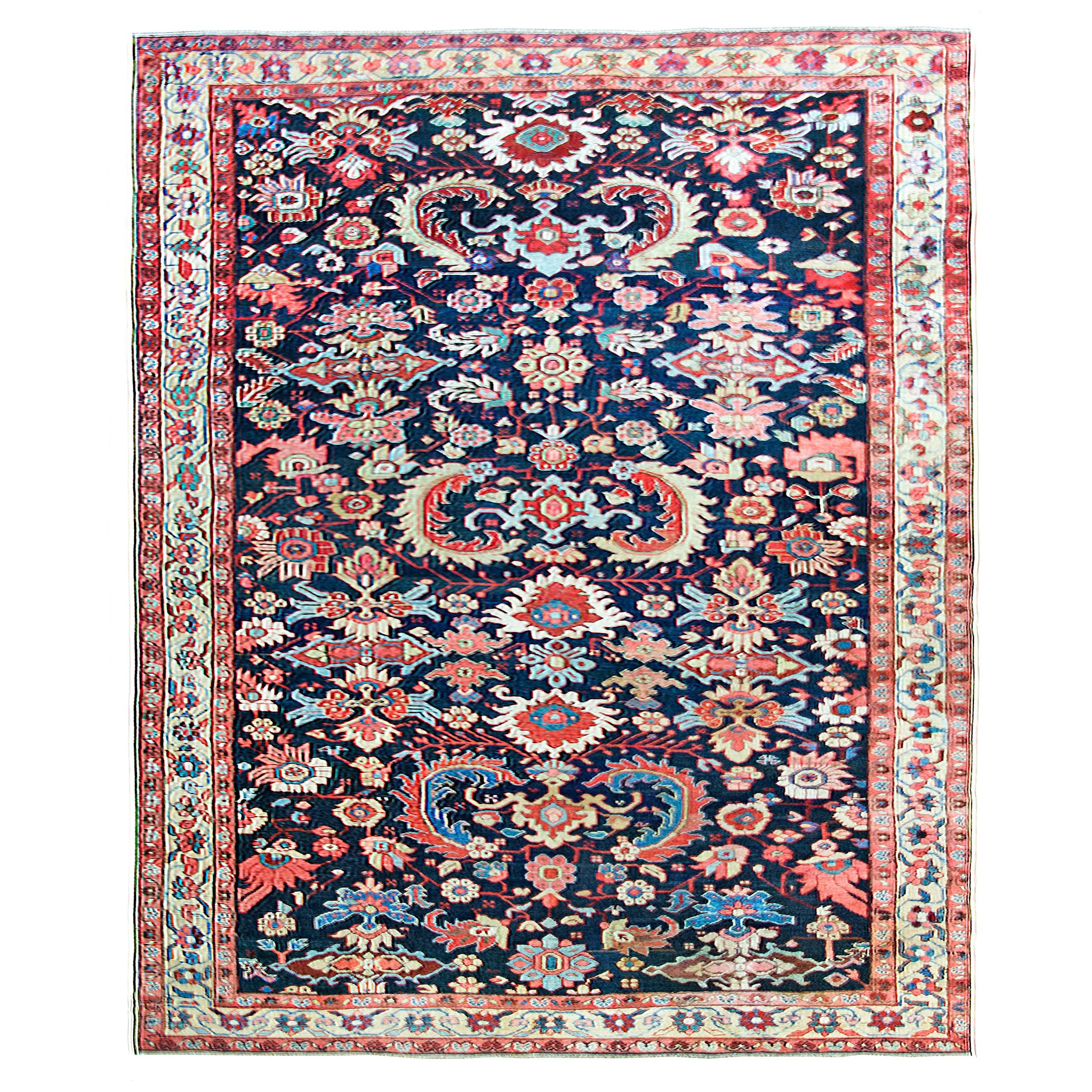 Early 20th Century Persian Heriz Rug