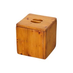 1960's Ate Van Apeldoorn Pine Storage Box with Lid