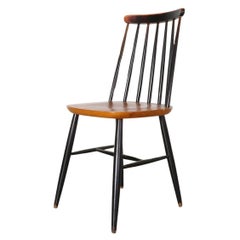 Single Mid-Century Ilmari Tapiovaara Style Spindle Back Chair