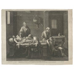 Gli ultimi momenti di Eudamidas: Una scena tratta da 'Toxaris, o Amicizia' di Luciano, 1680 ca.