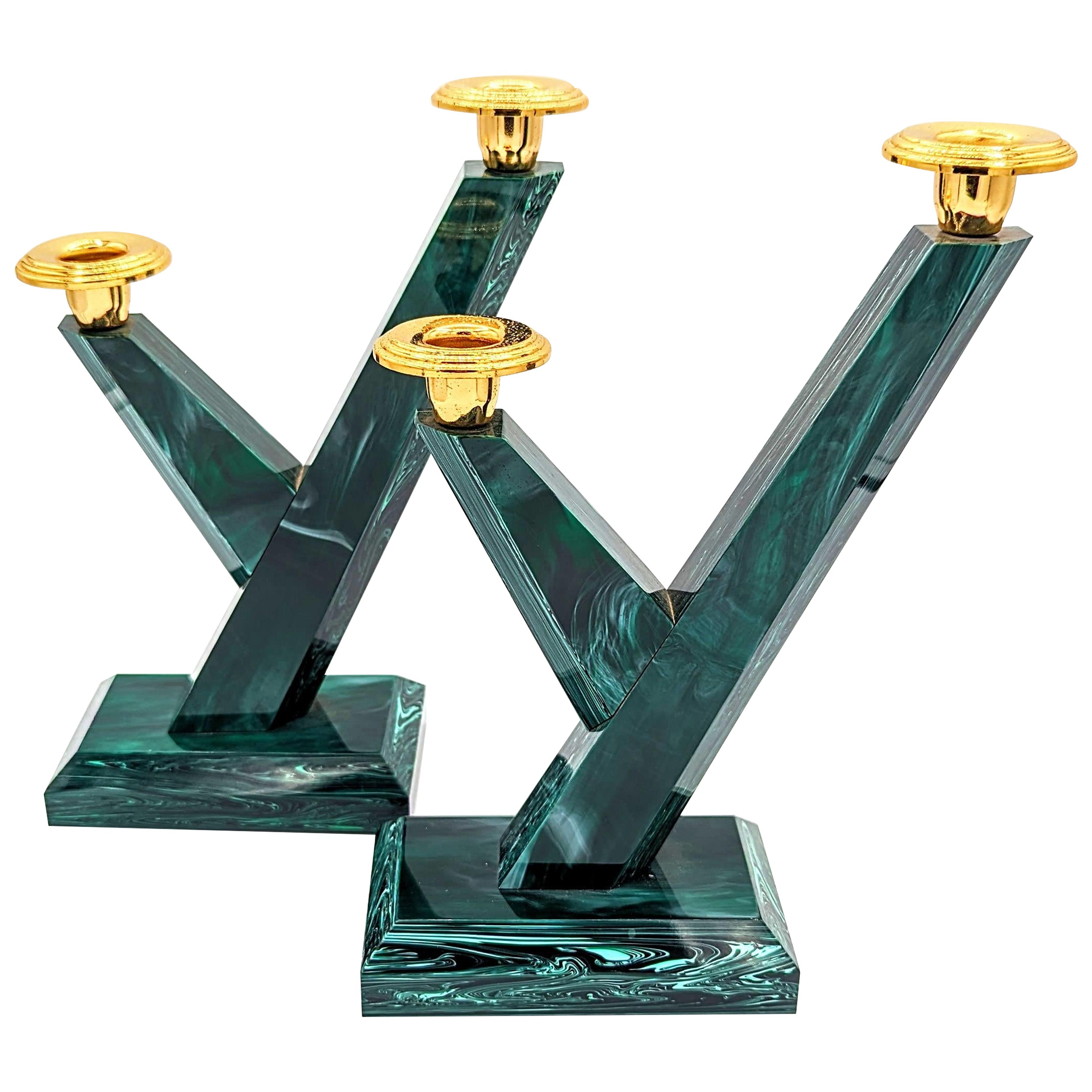 Pair of Bakelite Candlestick, France 1960s For Sale