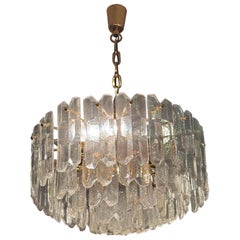 T. Kalmar Palazzo Flush Mount Tiered Crystal Glass Chandelier