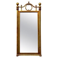 Miroir de cannonball Boho doré vintage