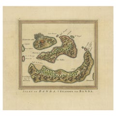 Spice Epicenter: Kupferstich der Banda-Inseln im Zeitalter der Entdeckung, 1753