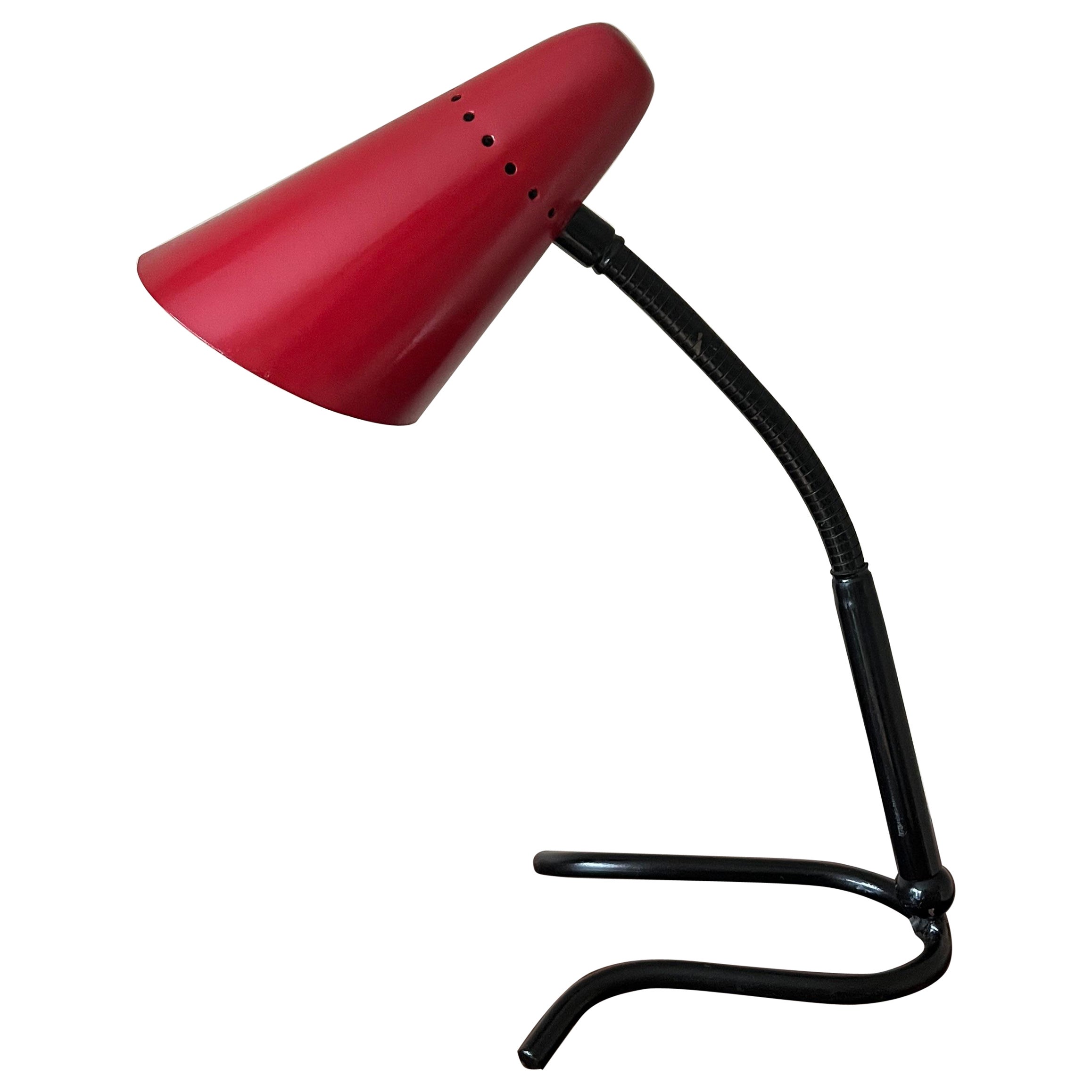 Petite lampe de bureau italienne flexible  en vente