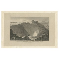 Rare vision d'un titane dormant : l'ancien volcan d'Owyhee ou d'Hawaï, 1815