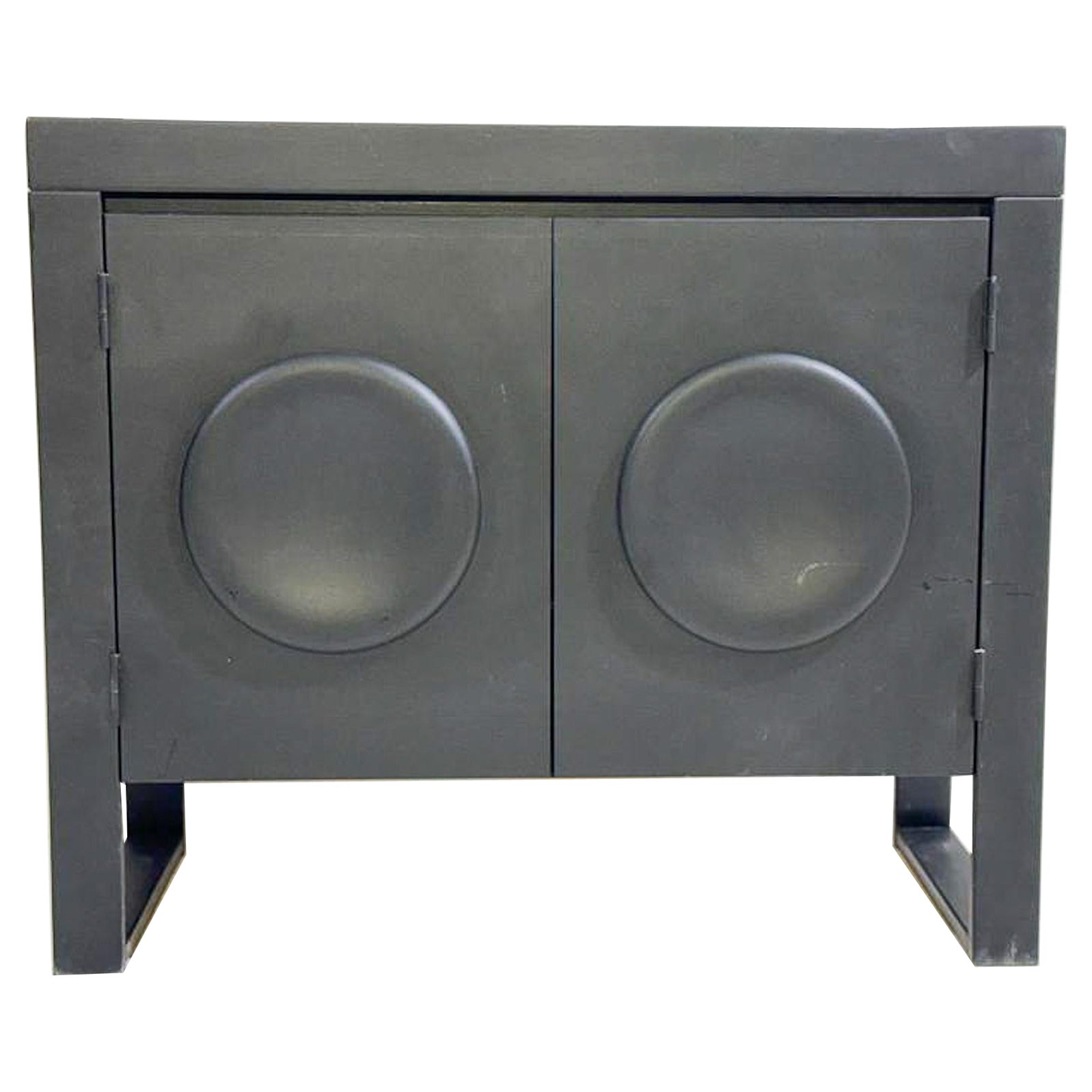 Mid-Century Modern Small Brutalist Chest, 1970s For Sale