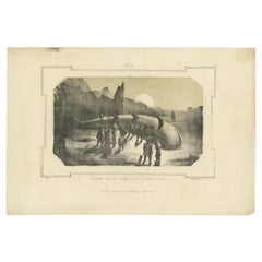 Antique Maritime Wonders: Beached Leviathans of the 19th Century in Siberia, circa 1850