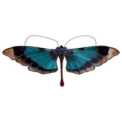 Antique Stain Glass Dragonfly