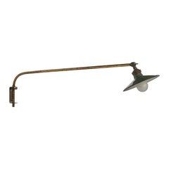 Swedish Designer, Wall Light, Brass, Metal, Sweden, 1930s